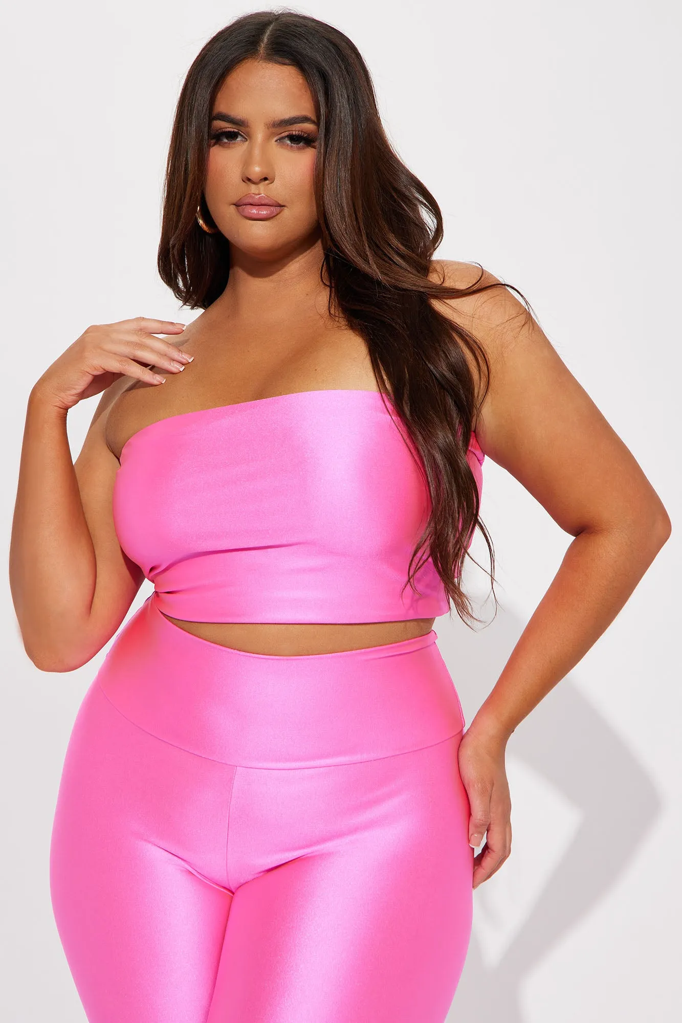 Blame It On Me Legging Set - Neon Pink