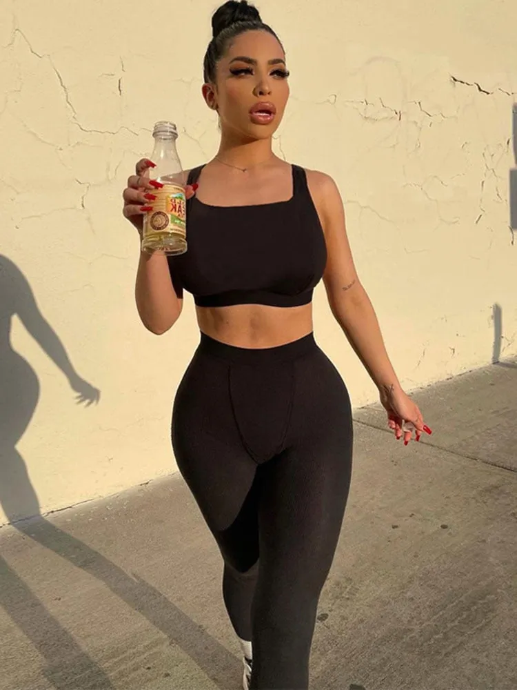 Bodycon Two Piece Set Tracksuit