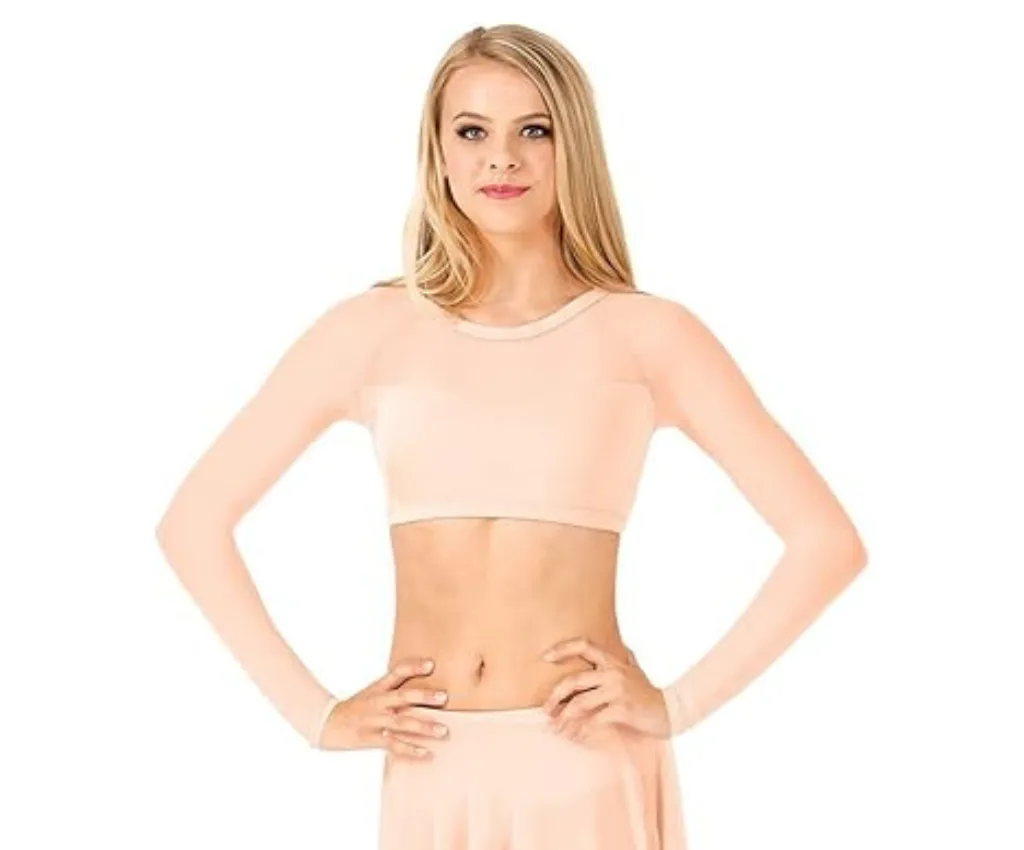 Bodywrappers Long Sleeve Crop Top