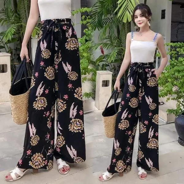 Bohemian Wide Leg Holiday Pants