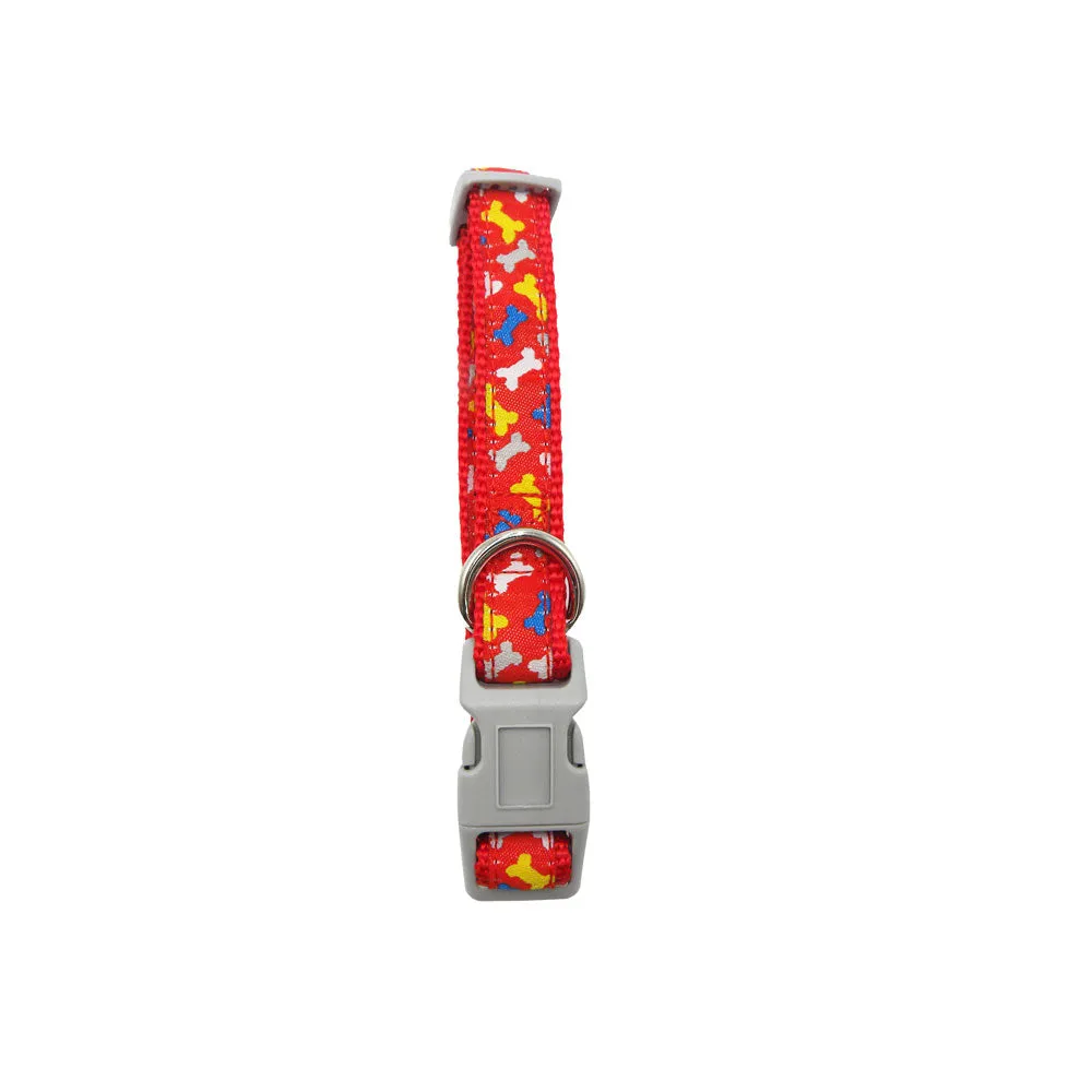 Bone Printed Collar for Dogs
