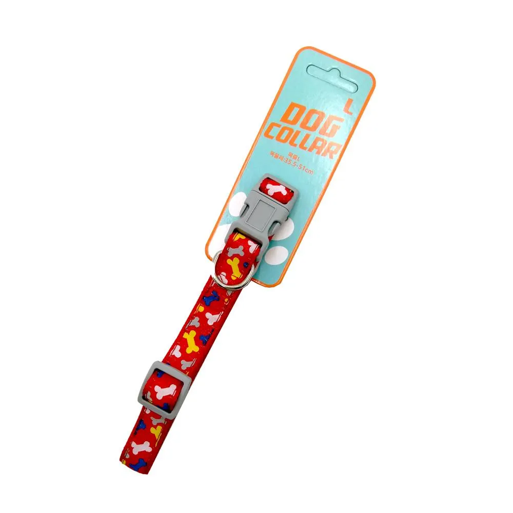 Bone Printed Collar for Dogs
