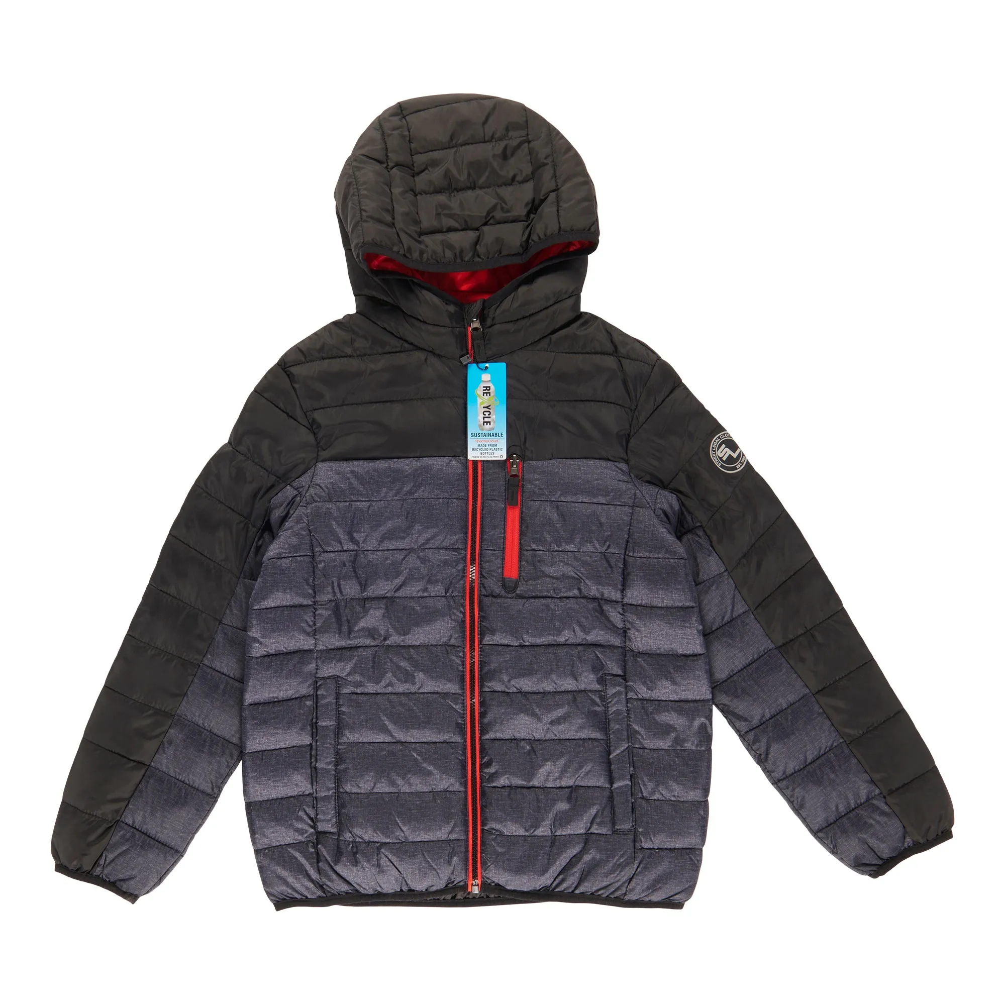 Boy's Hooded Down Jacket