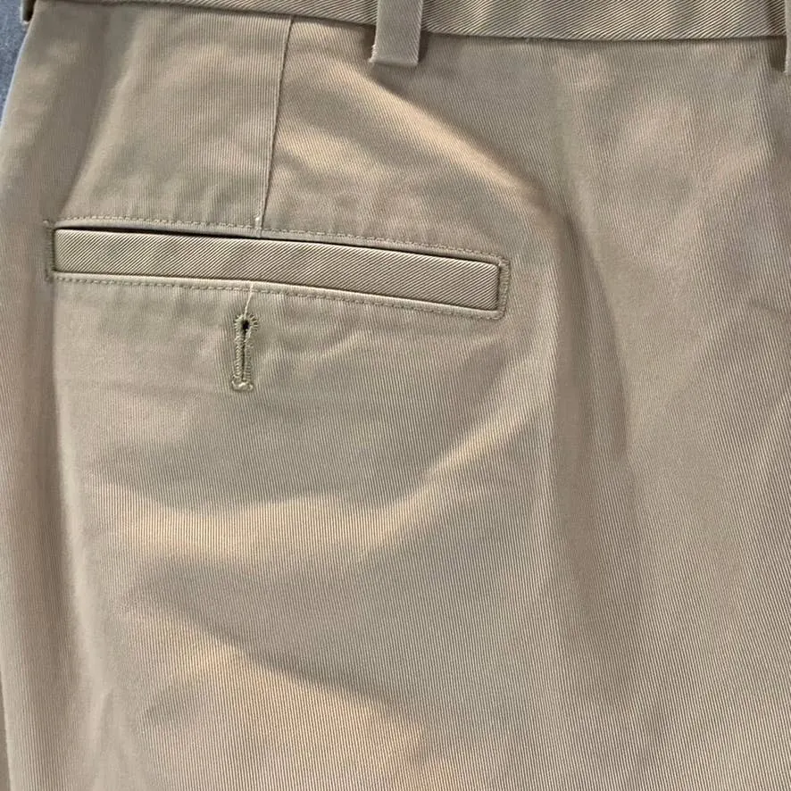 BROOKS BROTHERS Men's Khaki Hudson Fit Stretch Advantage Chino Pants SZ 36X32