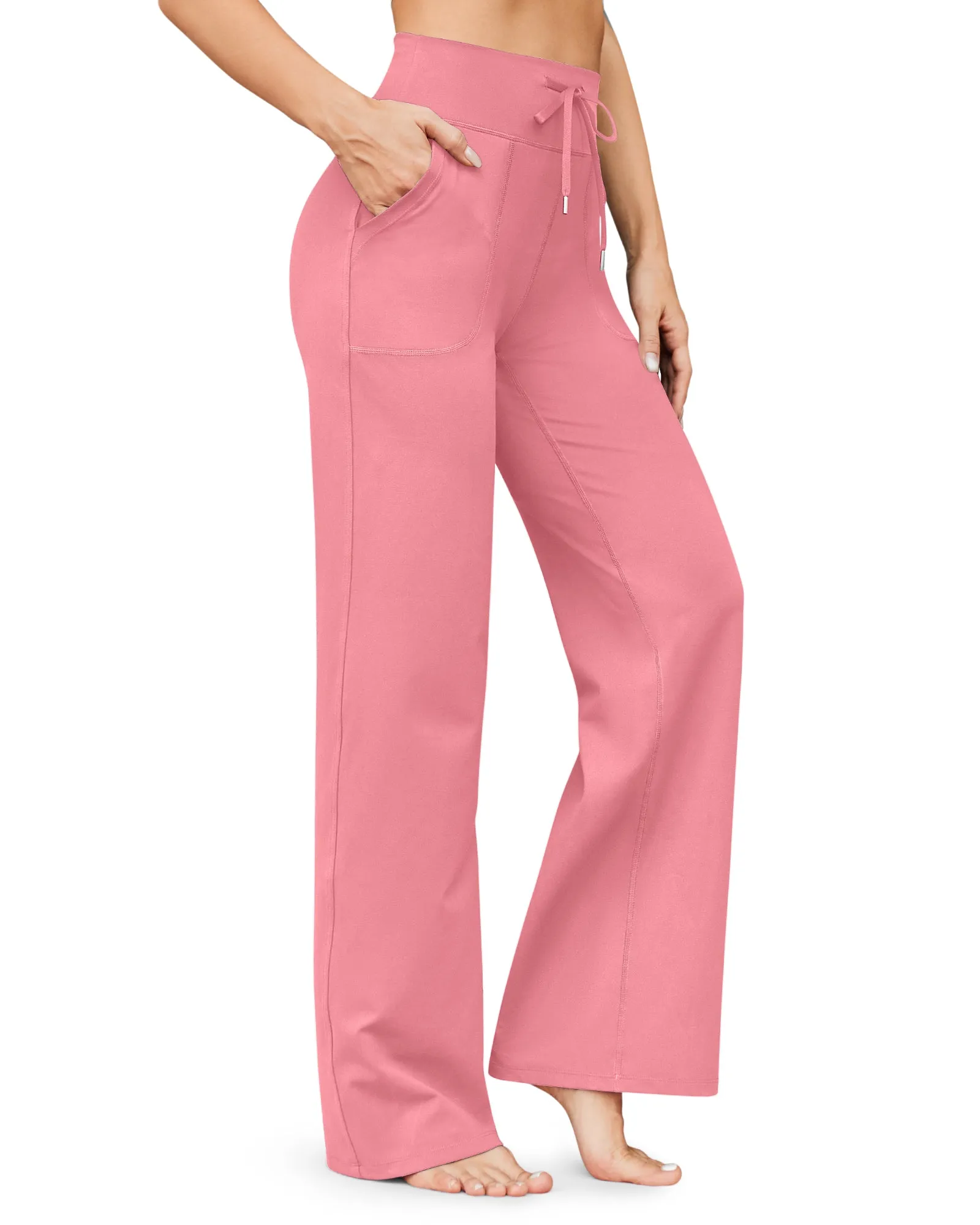 Business Casual High-Waist Wide Leg Pants 33