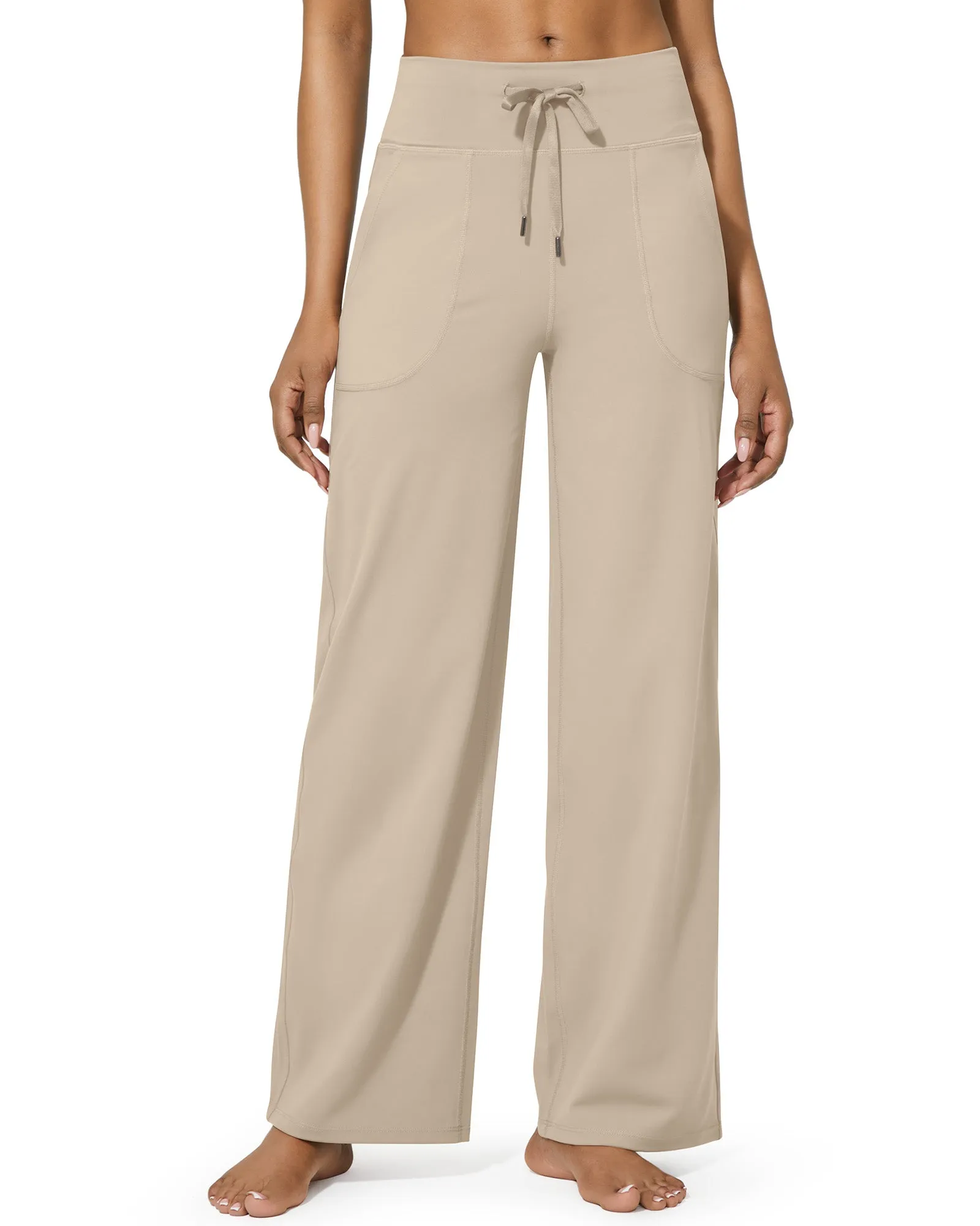 Business Casual High-Waist Wide Leg Pants 33