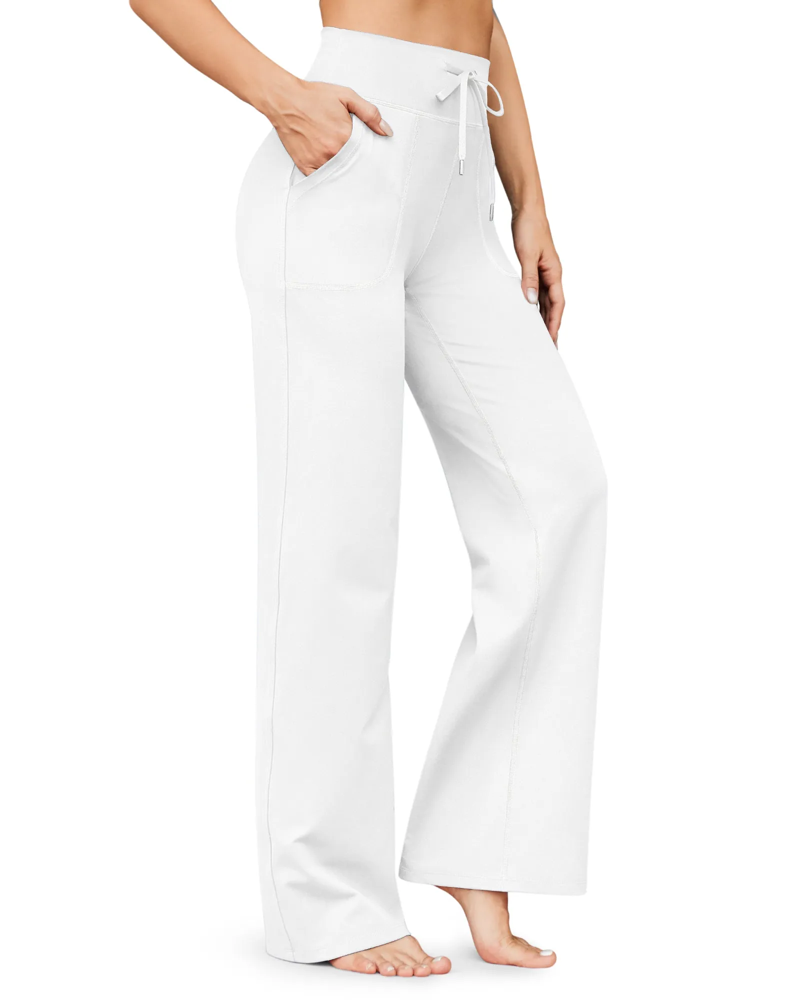 Business Casual High-Waist Wide Leg Pants 33