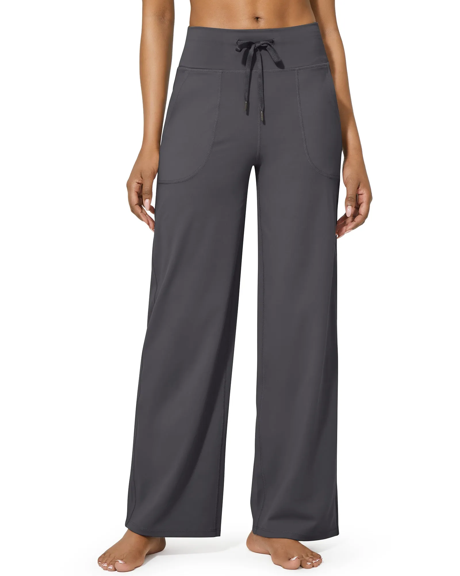 Business Casual High-Waist Wide Leg Pants 33