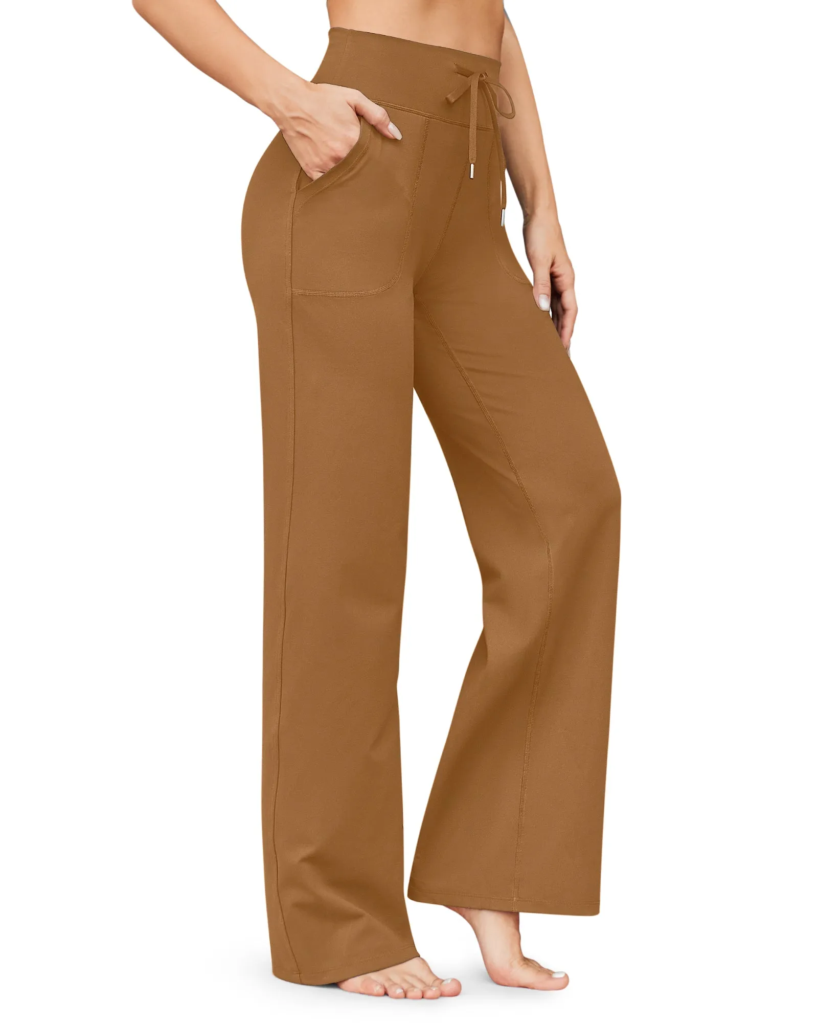 Business Casual High-Waist Wide Leg Pants 33