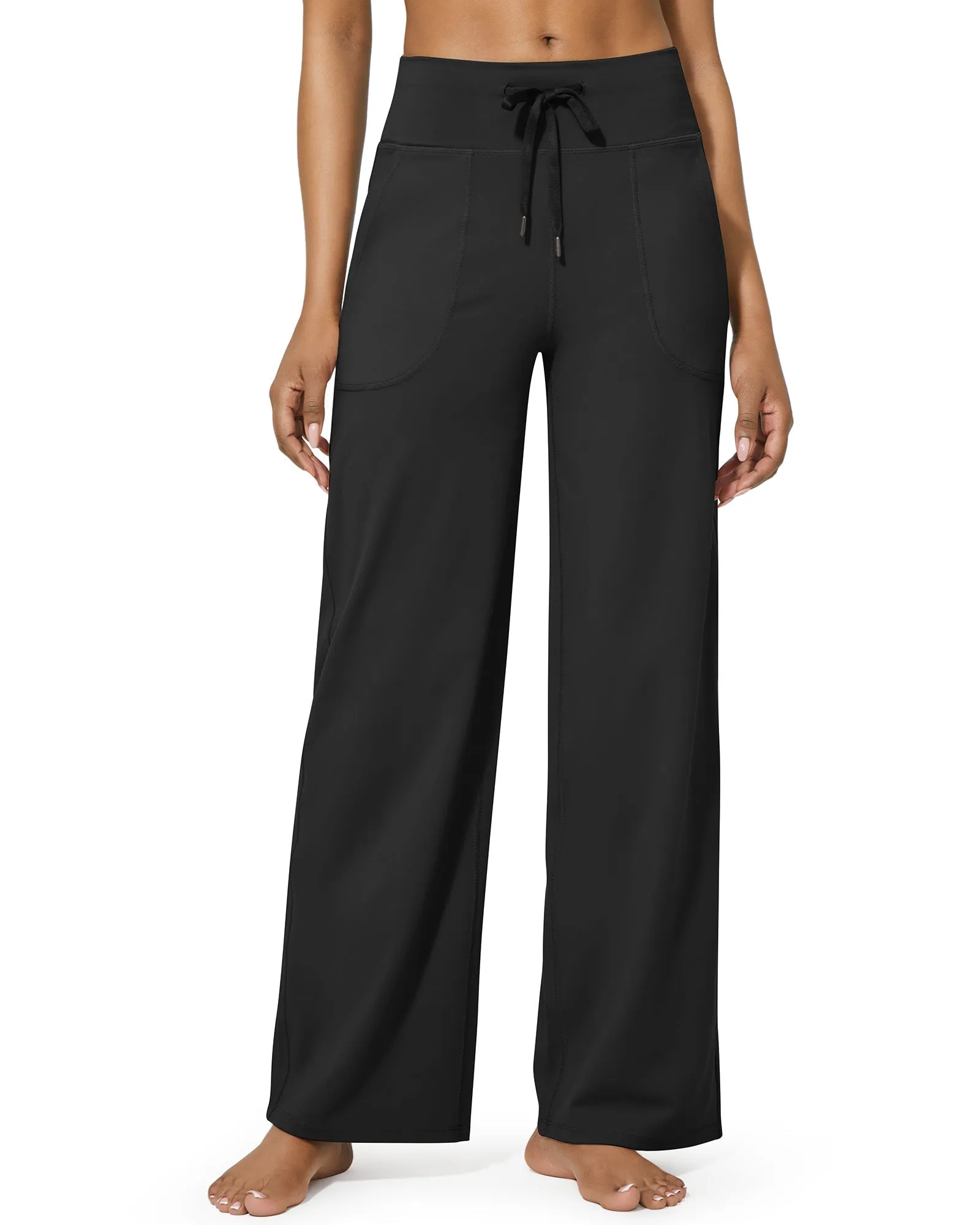 Business Casual High-Waist Wide Leg Pants 33