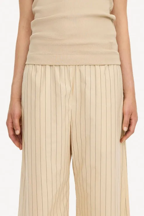 By Malene Birger - Luisa Pant: Cream Pinstripe