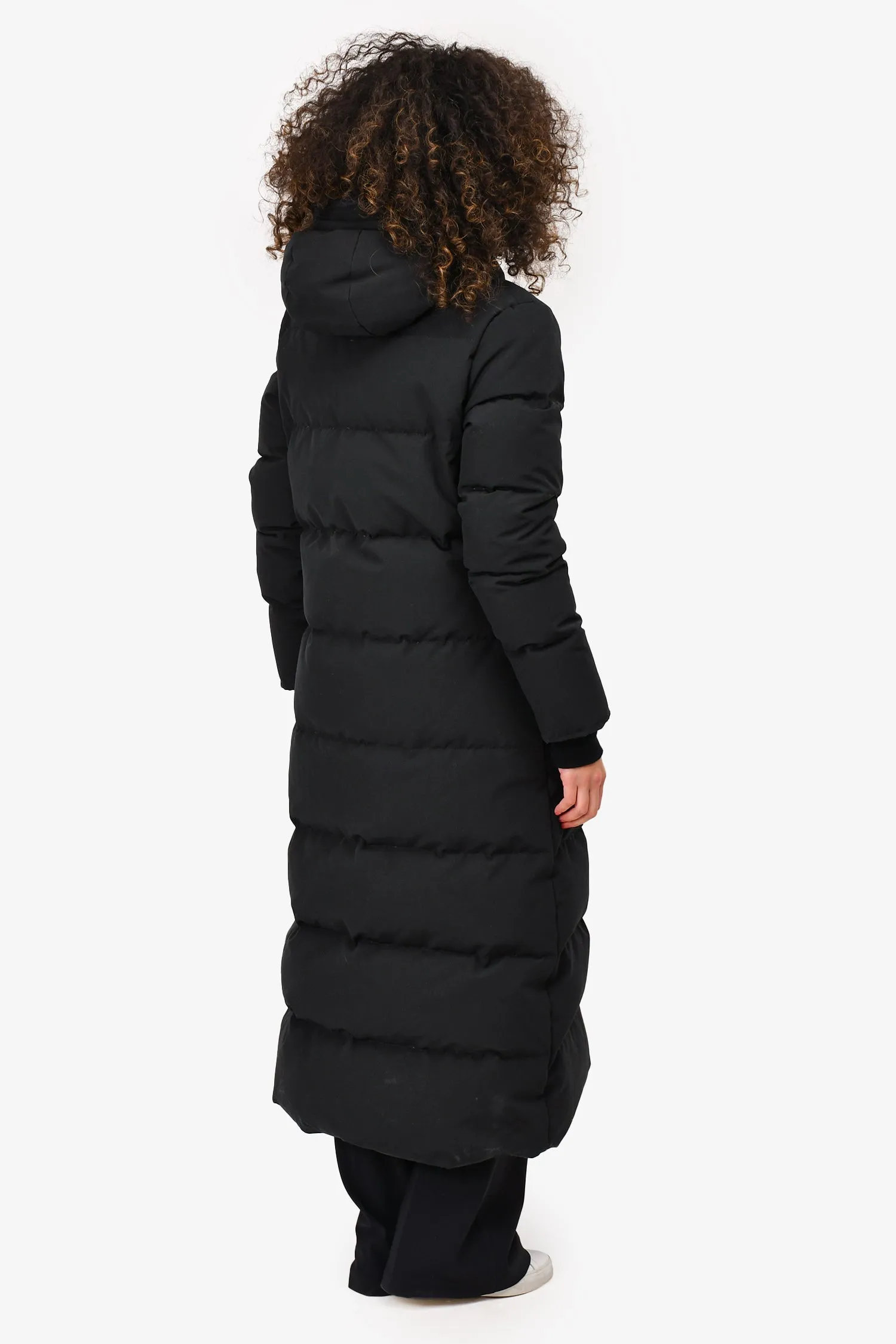 Canada Goose Black Mystique Long Parka Down Coat Size S