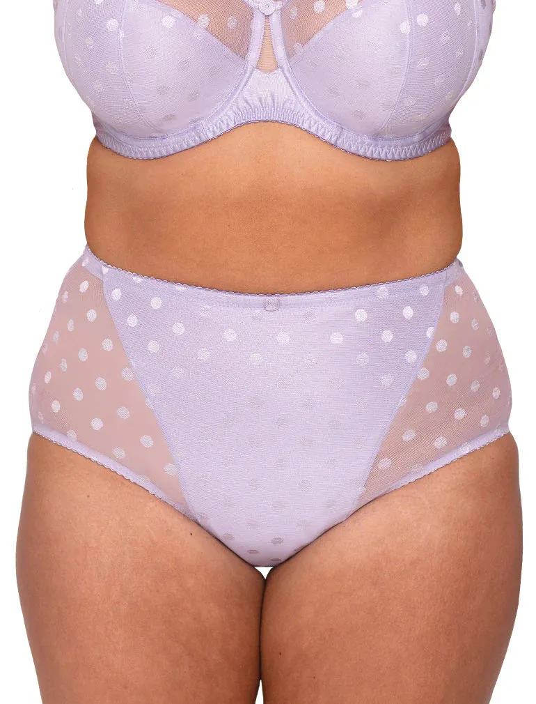 Carmen High Rise Brief in Light Lilac By Fit Fully Yours - M-XXXL