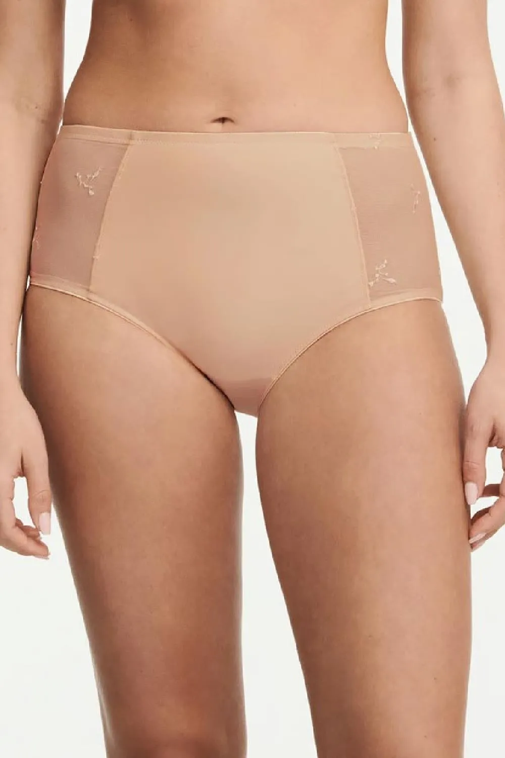 Chantelle Every Curve High Waist Brief, Golden Beige (C16B8)