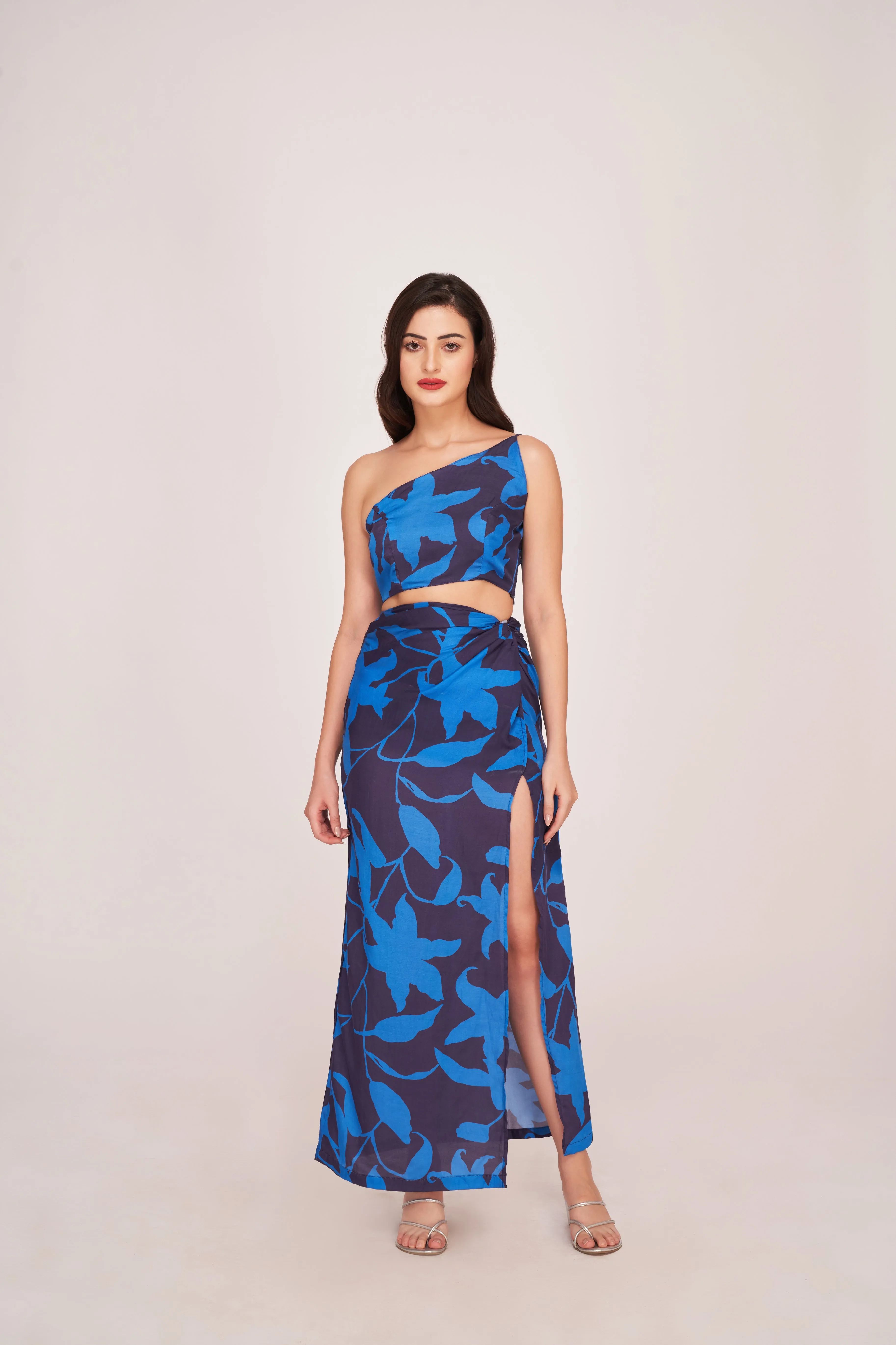ChicFloral One Shoulder Top