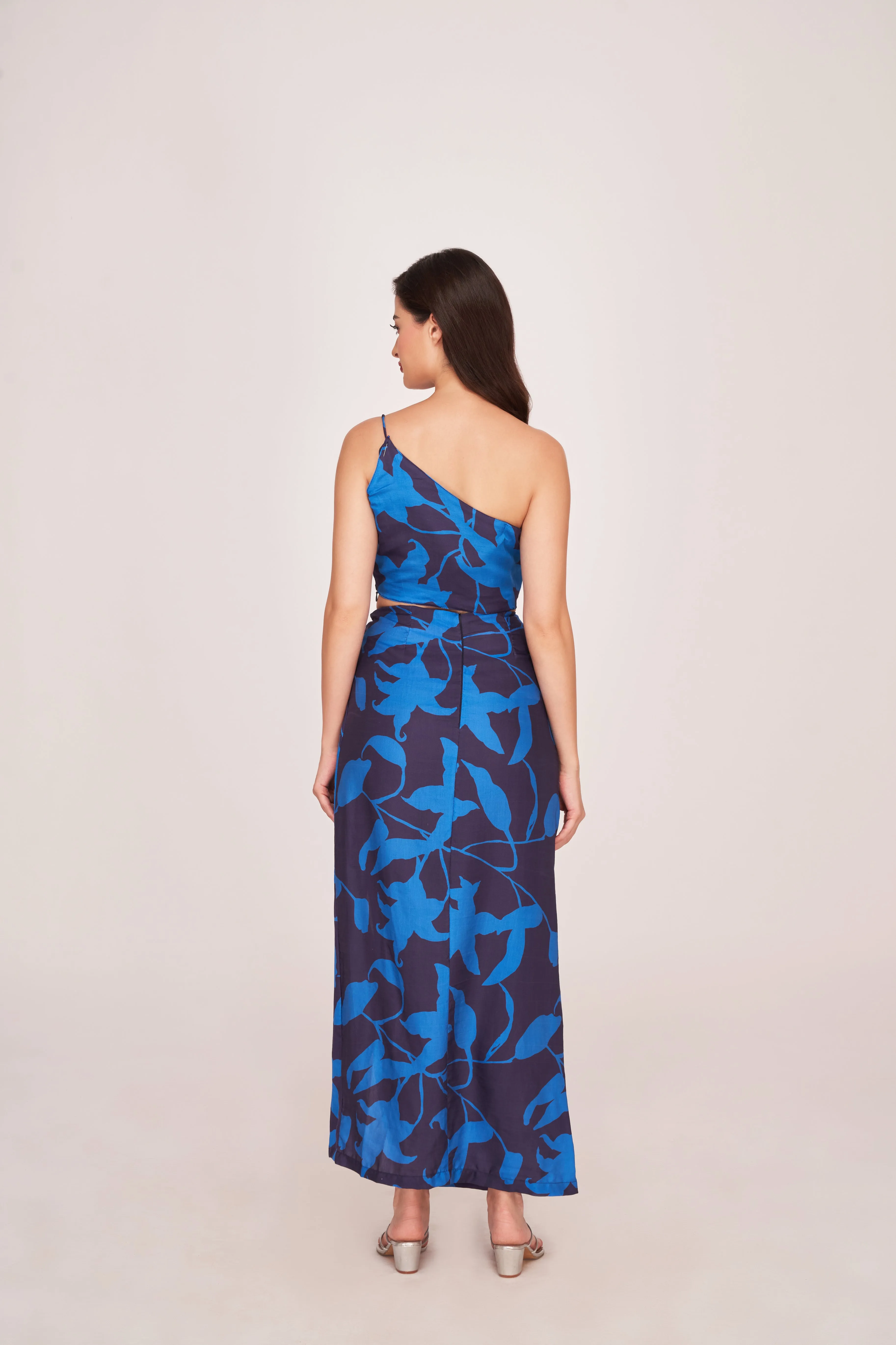 ChicFloral One Shoulder Top