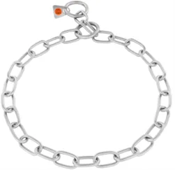 CHOCE CHAIN, MEDIUM-LONG LINKS- STAINLESS STEEL MATT