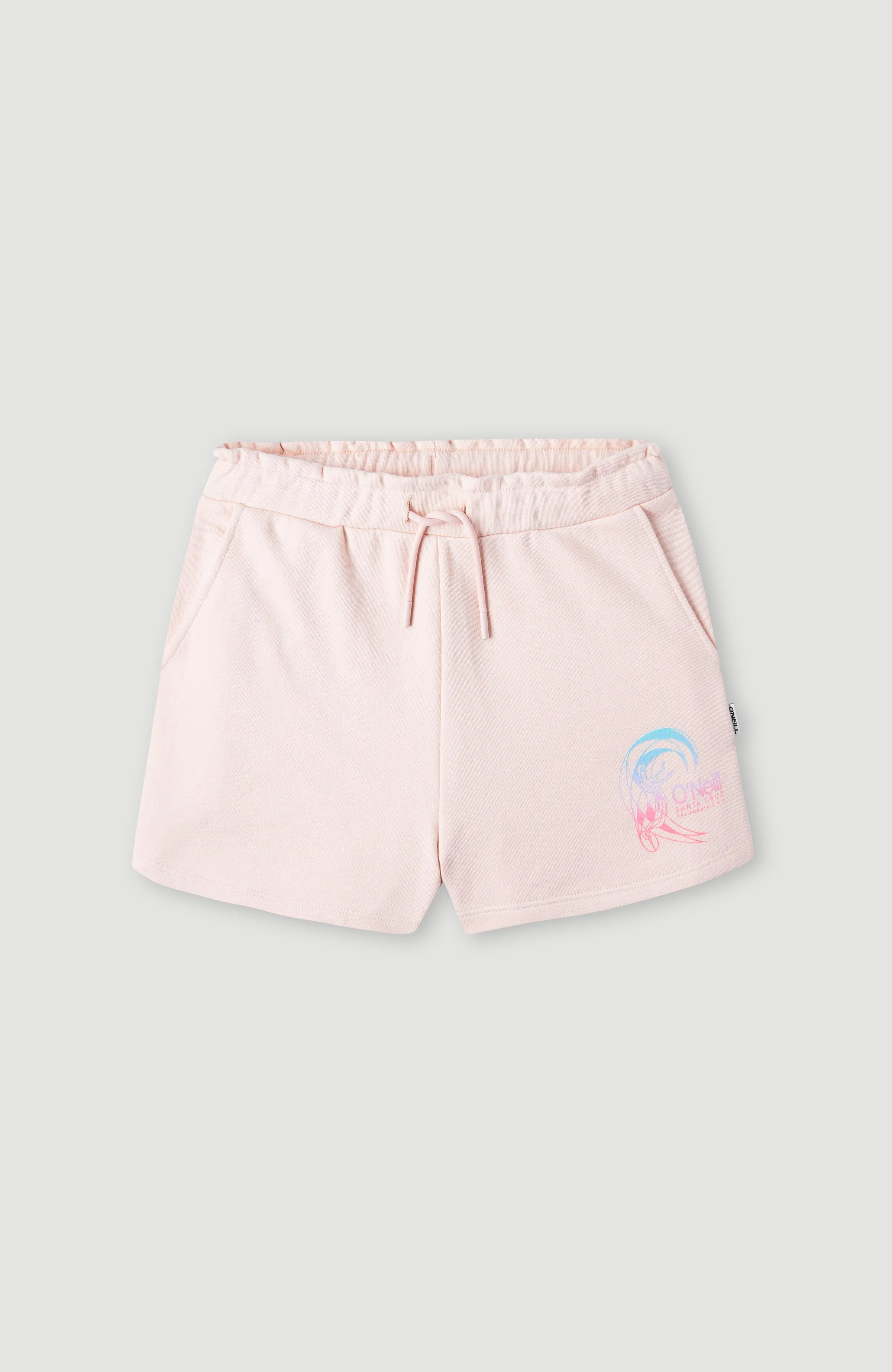 Circle Surfer Mid-Waist Sweatshorts | Peach Whip