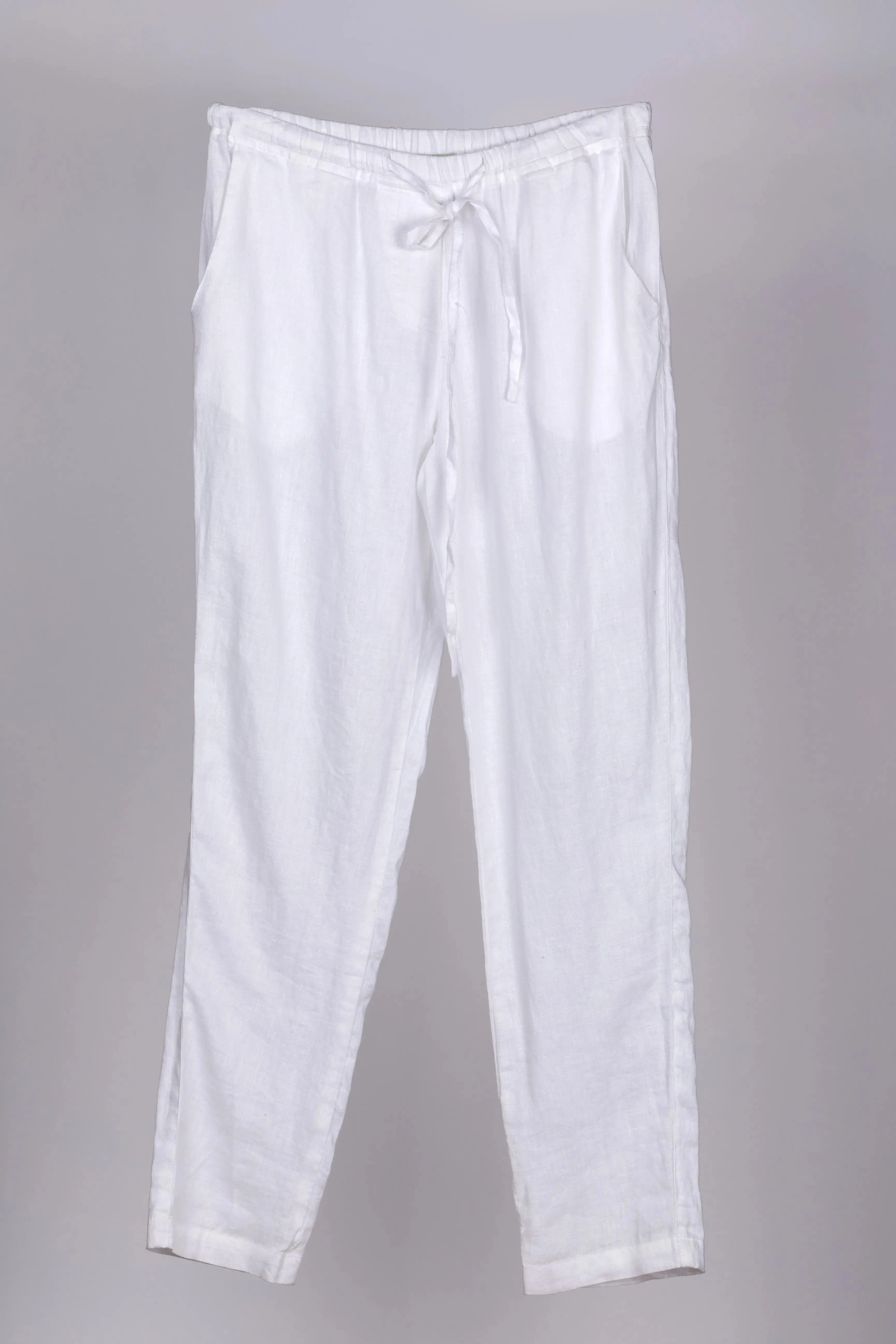 Classic Slim Fit Linen Pants