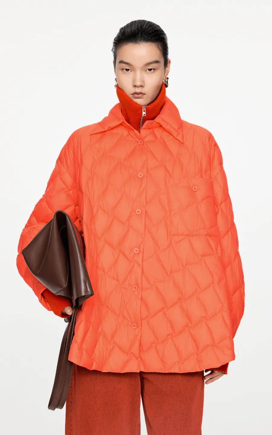 Coat / JNBY Oversize A-Type Light Down Jacket