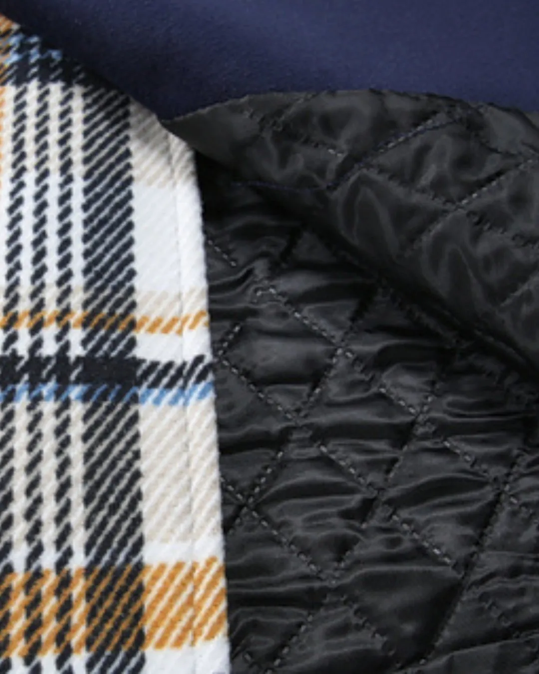 COLOR BLOCK CHECK COAT BGB0003