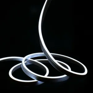 Cool White Neon Flex 6000K 24V 10x20mm IP67 Waterproof 20m
