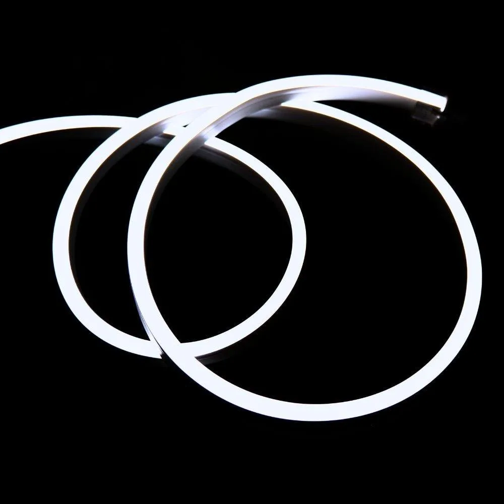 Cool White Neon Flex 6000K 24V 10x20mm IP67 Waterproof 20m