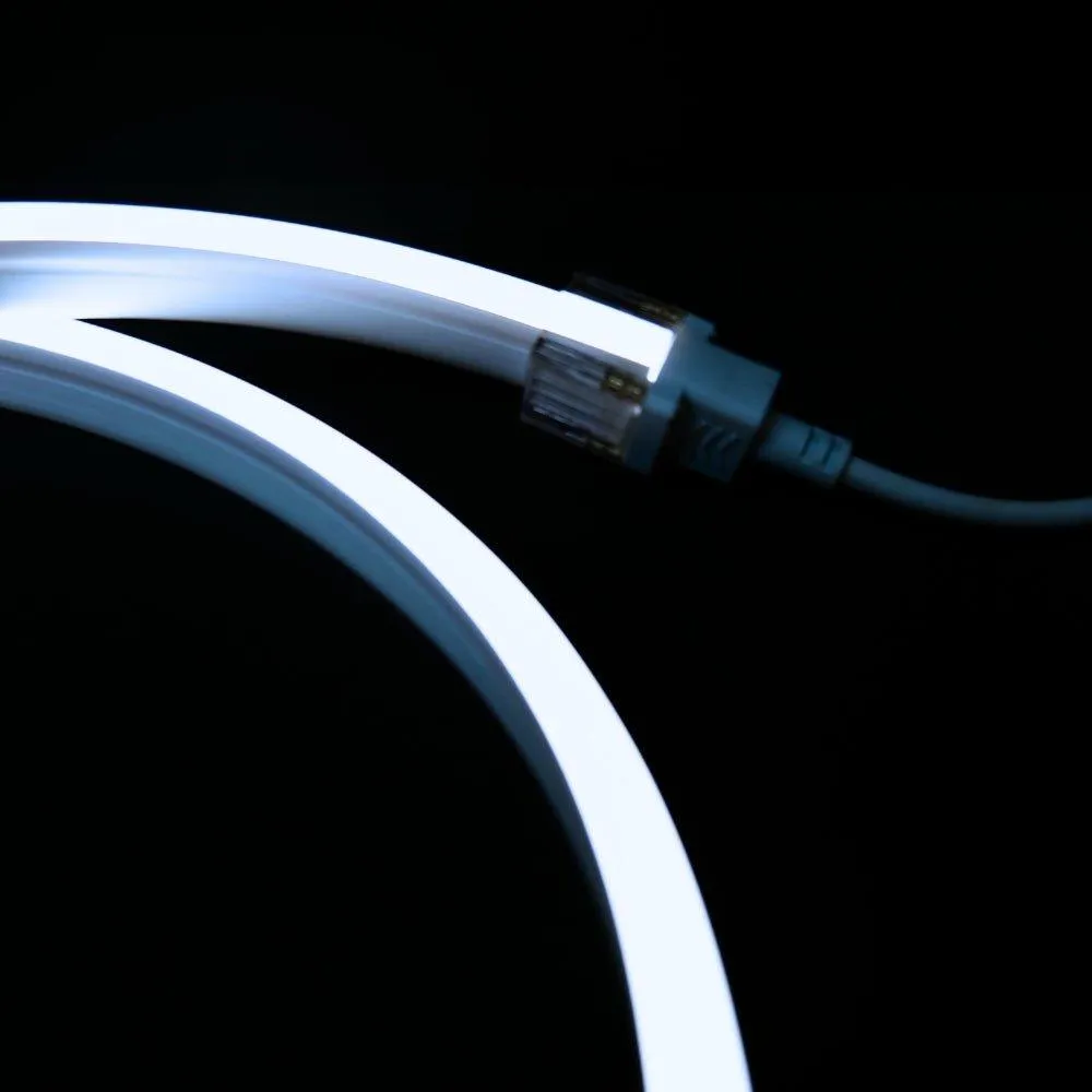 Cool White Neon Flex 6000K 24V 10x20mm IP67 Waterproof 20m