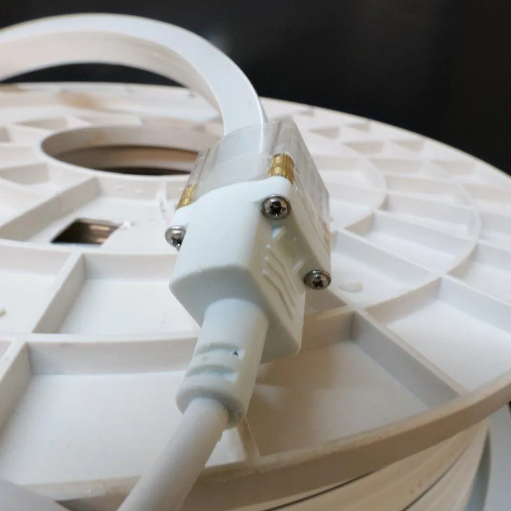 Cool White Neon Flex 6000K 48V 10x20mm IP67 Waterproof 30m
