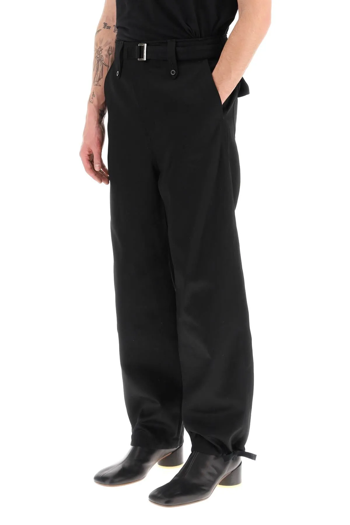 cotton twill chino pants