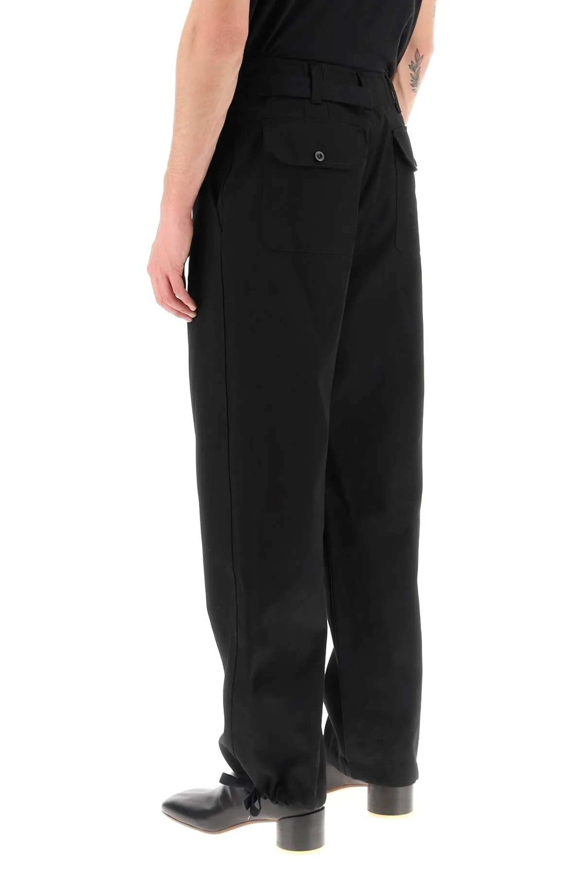 cotton twill chino pants