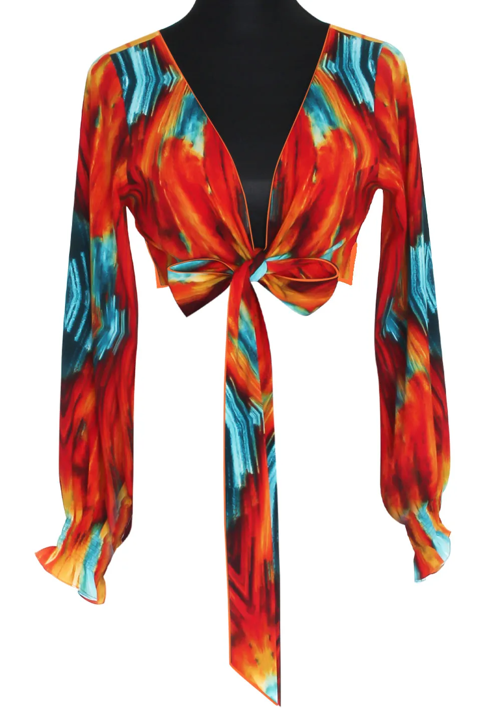 Cruise - Serendipity Crop Top (Neon Orange)