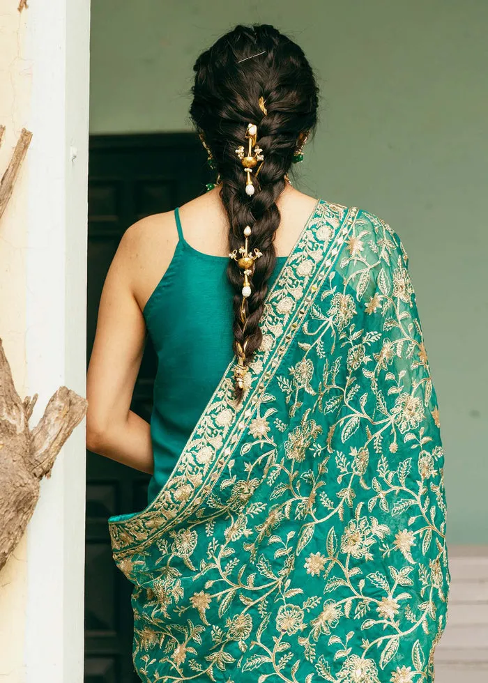 Crushed Pants Raw Silk Suit for Pakistani Wedding Wear