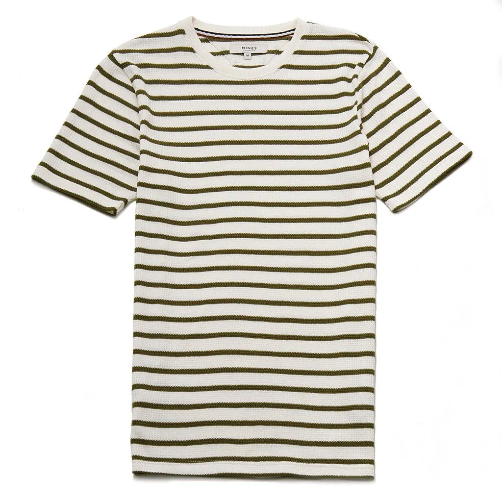 Danby Waffle Stripe Jersey T-Shirt