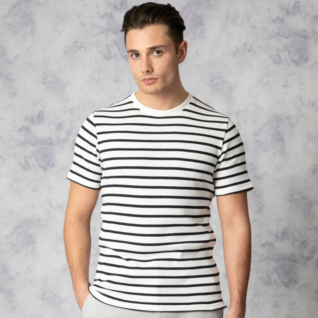 Danby Waffle Stripe Jersey T-Shirt