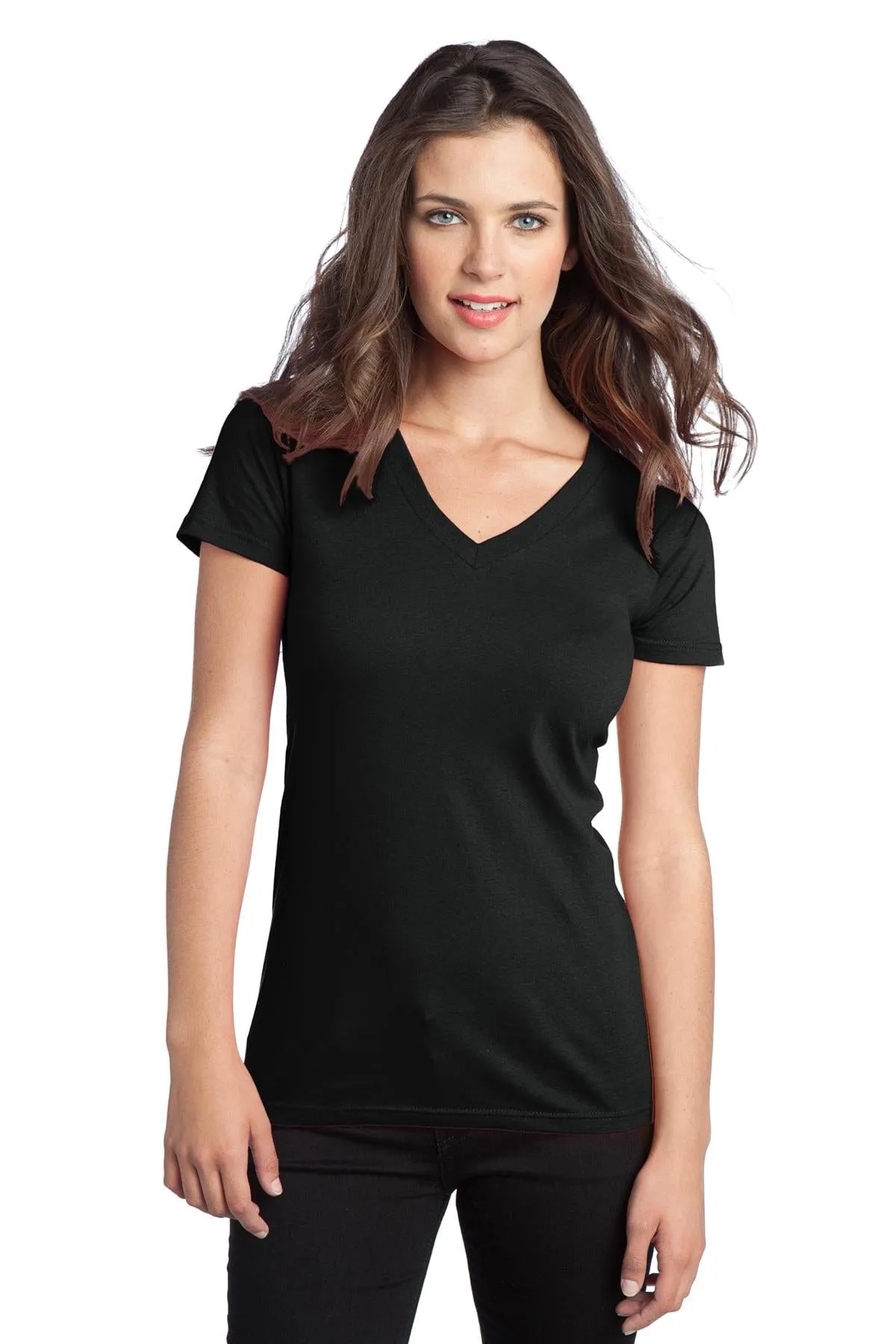 DISCONTINUED  District ®  - Juniors The Concert Tee ®  V-Neck. DT5501