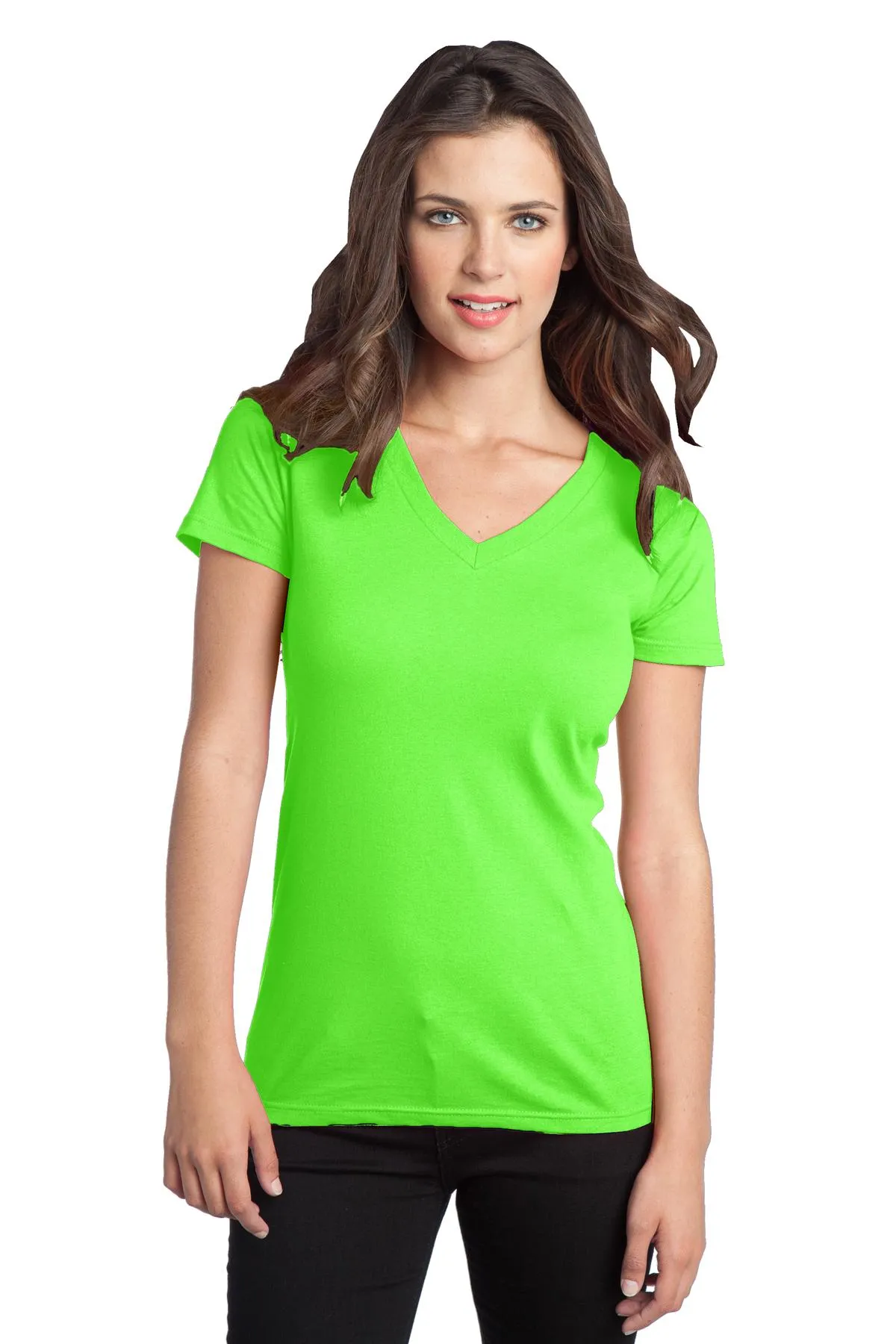 DISCONTINUED  District ®  - Juniors The Concert Tee ®  V-Neck. DT5501