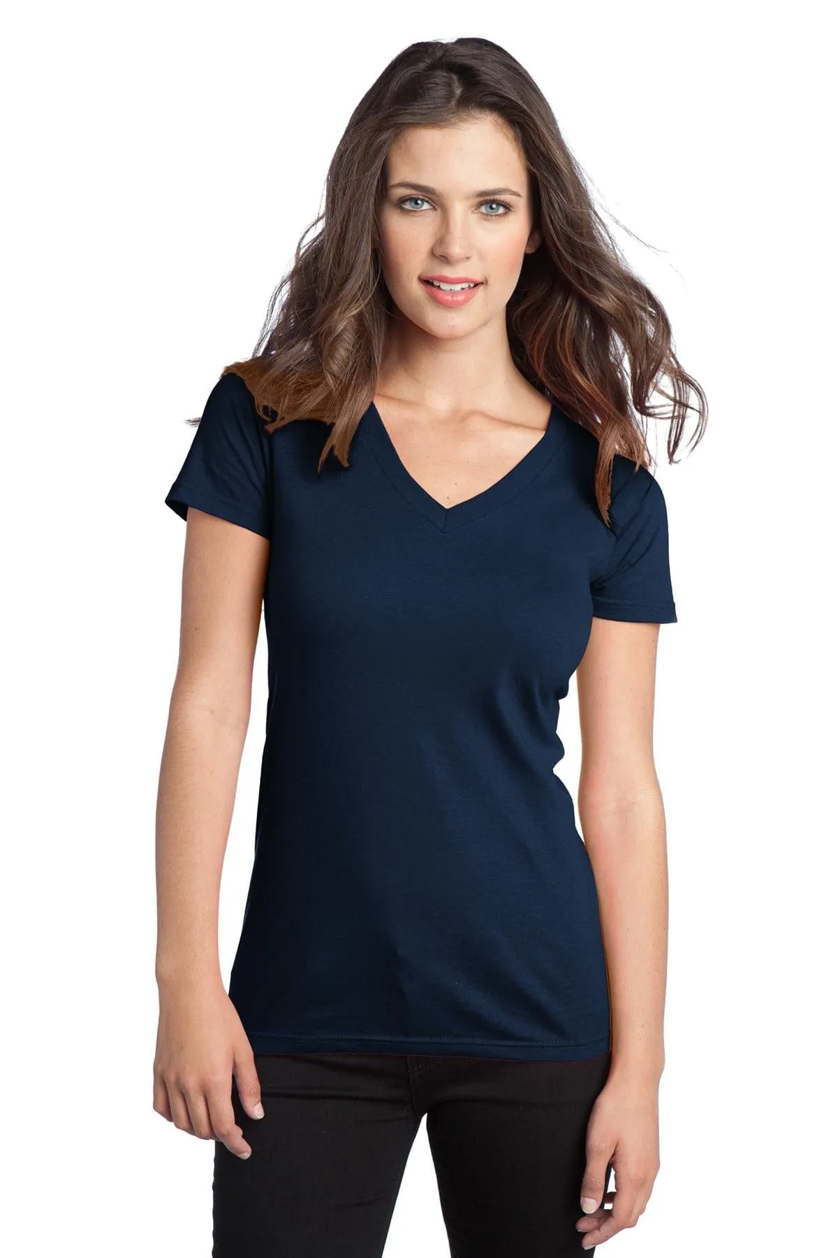 DISCONTINUED  District ®  - Juniors The Concert Tee ®  V-Neck. DT5501