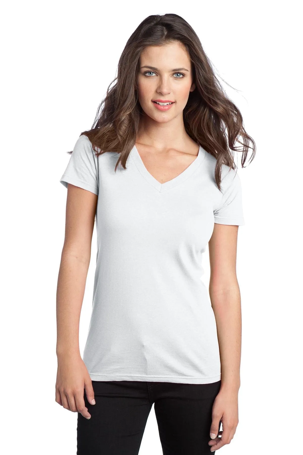 DISCONTINUED  District ®  - Juniors The Concert Tee ®  V-Neck. DT5501