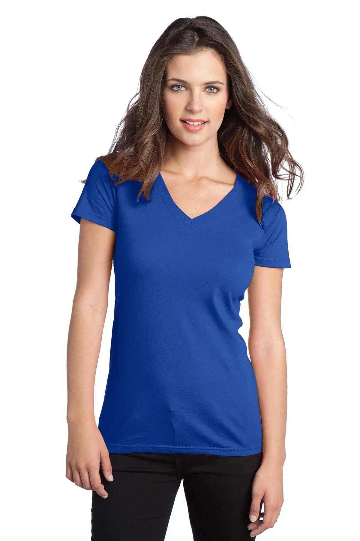 DISCONTINUED  District ®  - Juniors The Concert Tee ®  V-Neck. DT5501