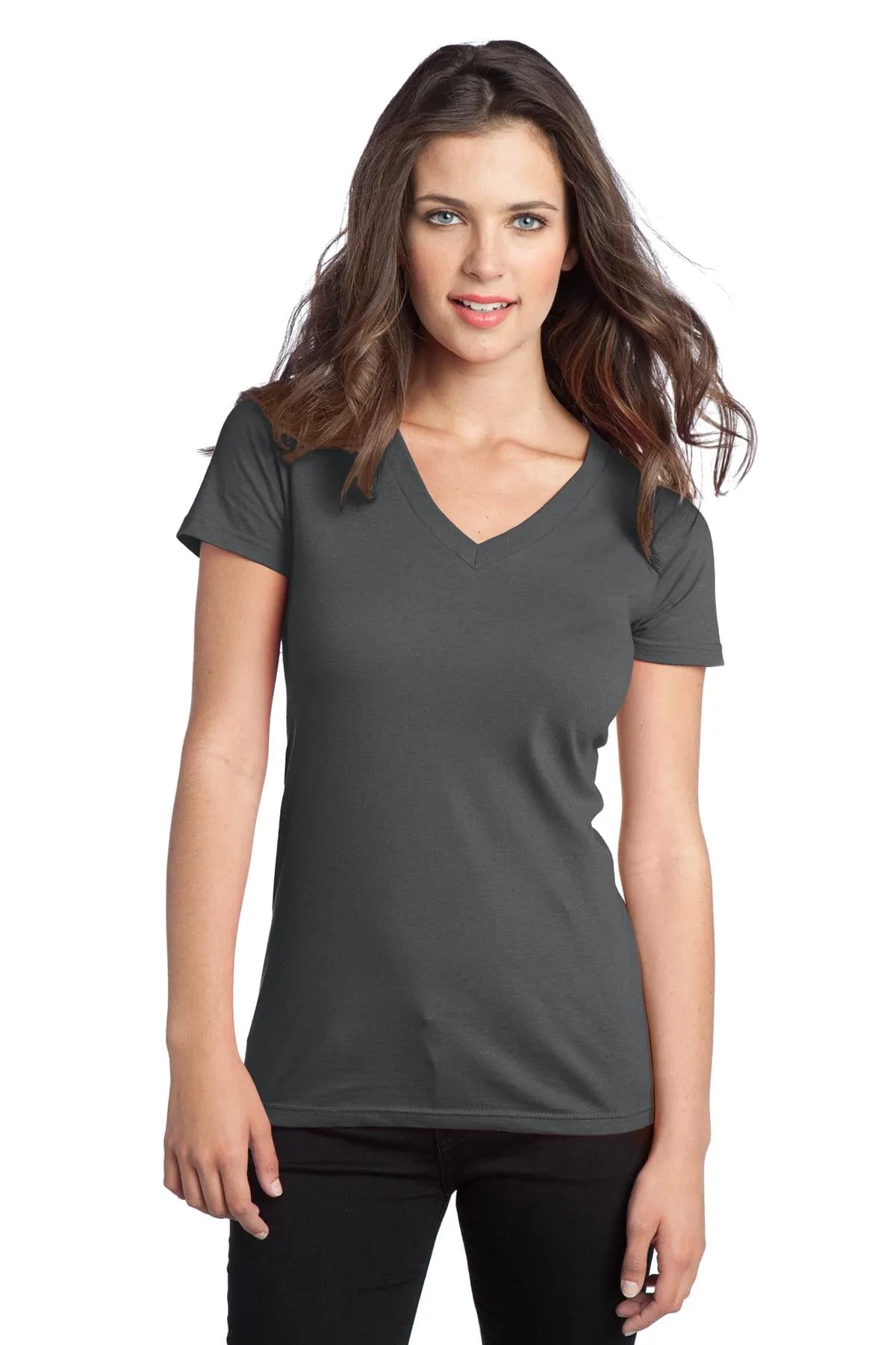 DISCONTINUED  District ®  - Juniors The Concert Tee ®  V-Neck. DT5501