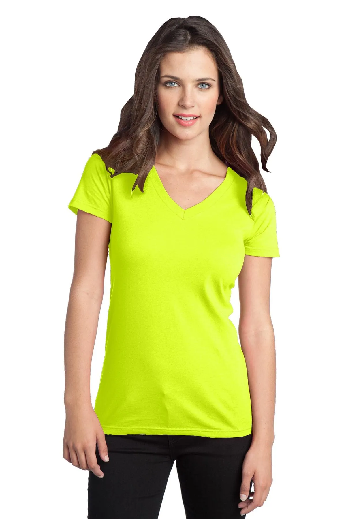 DISCONTINUED  District ®  - Juniors The Concert Tee ®  V-Neck. DT5501
