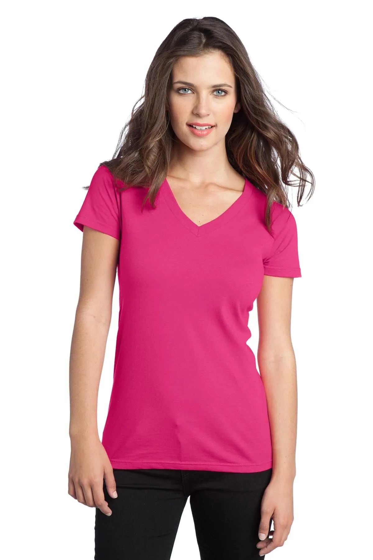 DISCONTINUED  District ®  - Juniors The Concert Tee ®  V-Neck. DT5501