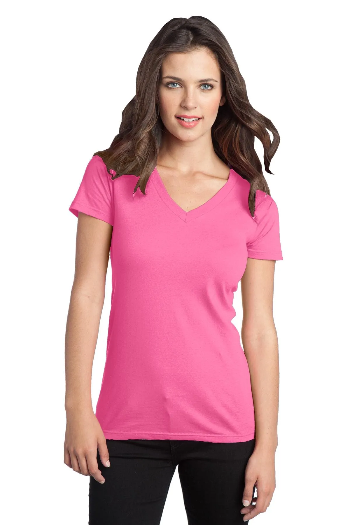 DISCONTINUED  District ®  - Juniors The Concert Tee ®  V-Neck. DT5501