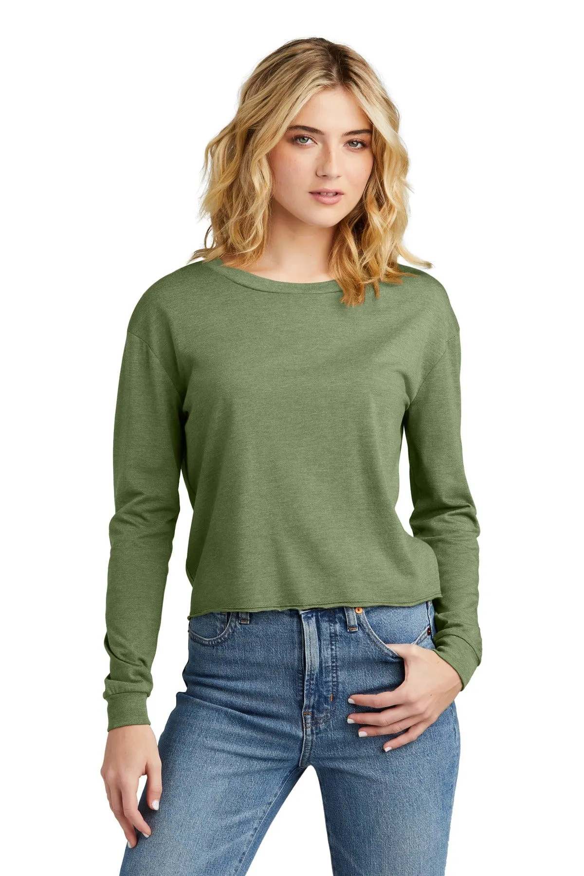 District DT141: Women's Perfect Tri Midi Long Sleeve Tee