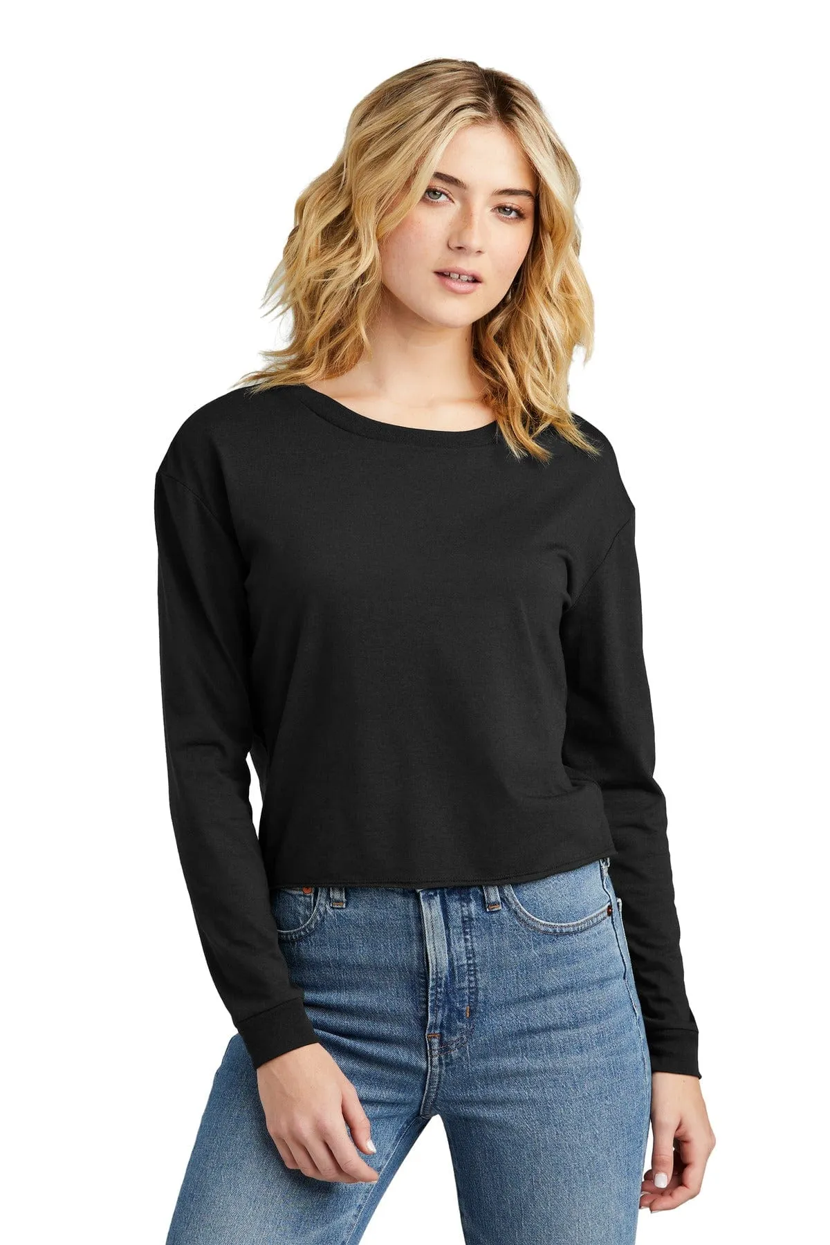 District DT141: Women's Perfect Tri Midi Long Sleeve Tee