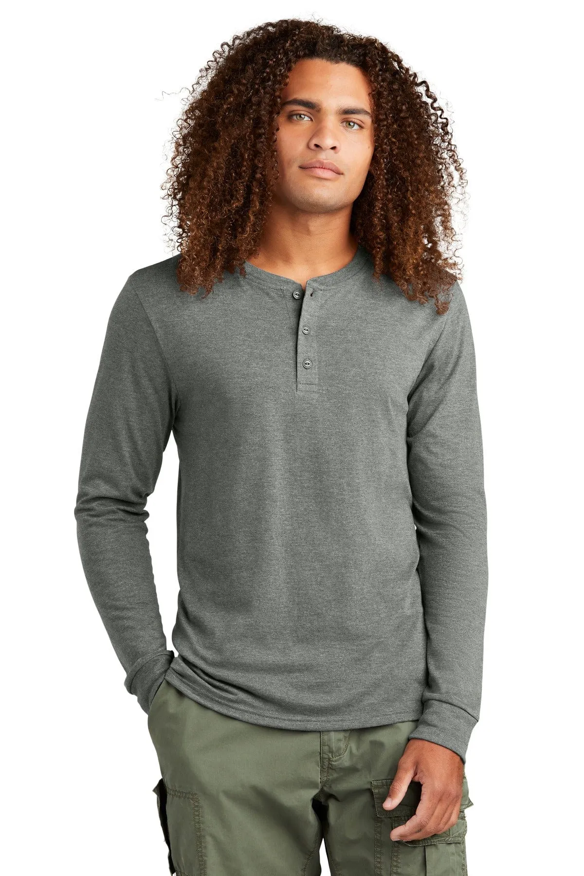 District DT145: Perfect Tri Long Sleeve Henley