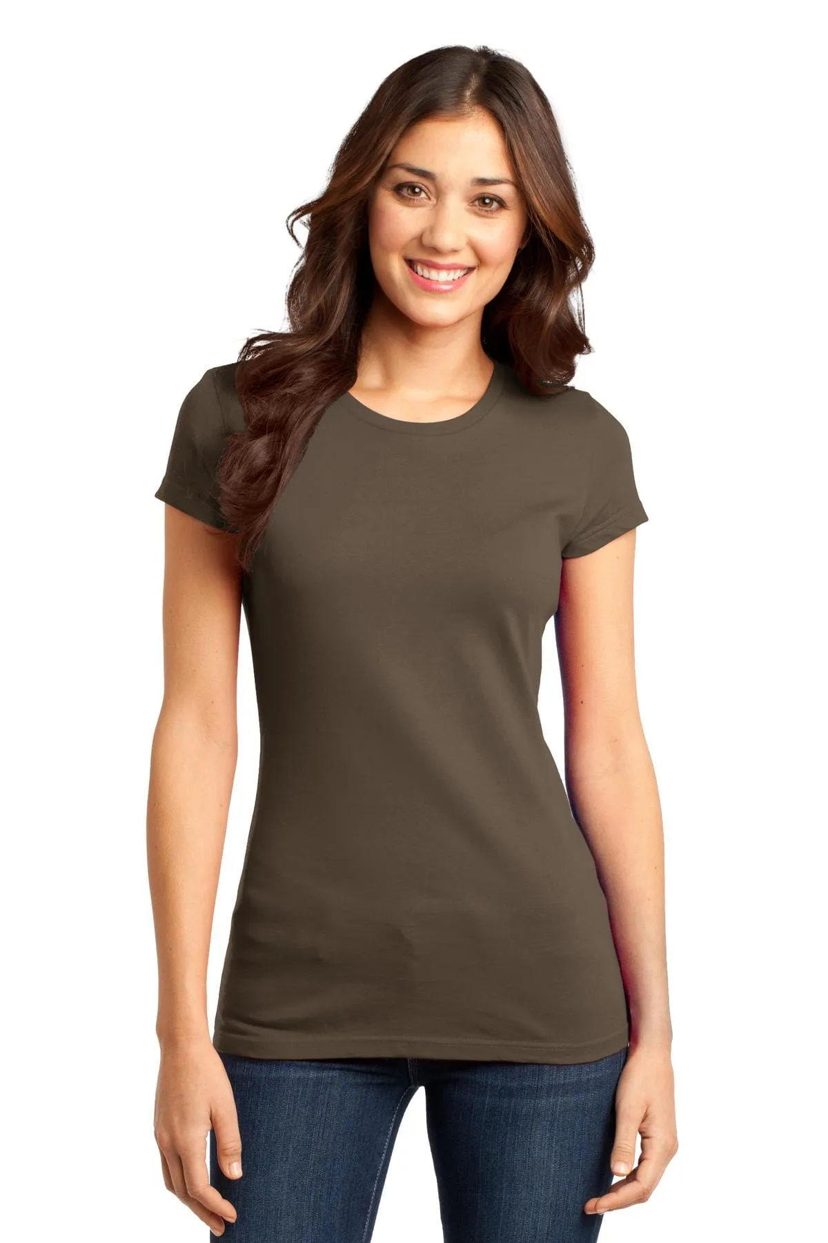 District ®  Women's Fitted Very Important Tee ® . DT6001, Traditional Colors