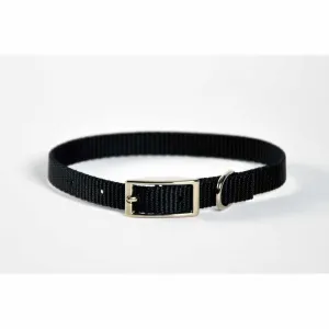 Dog Collar Skinny - 12" Black
