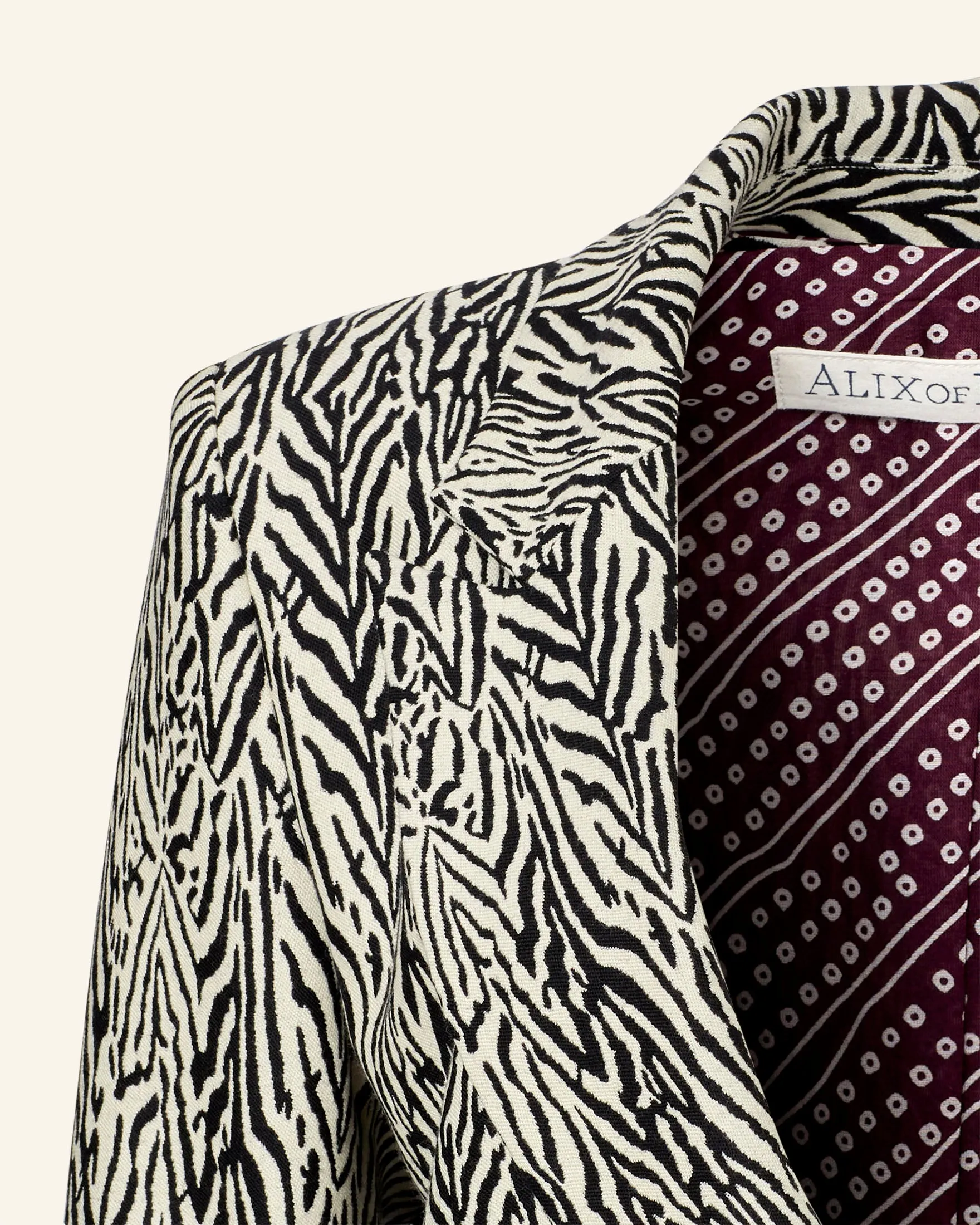 Dree Zebra Blazer